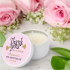 Elegant Black Gold Pink Thank You 50th Birthday