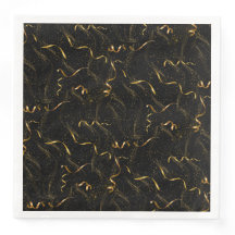 Elegant black & gold wine box