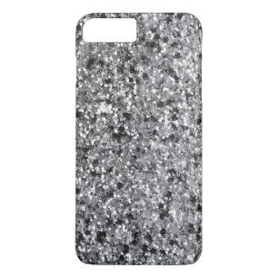 Elegant Black & Grey Faux Glitter GR 1 iPhone 8 Plus/7 Plus Case