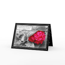Elegant Black Inspirational Floral Christmas Photo