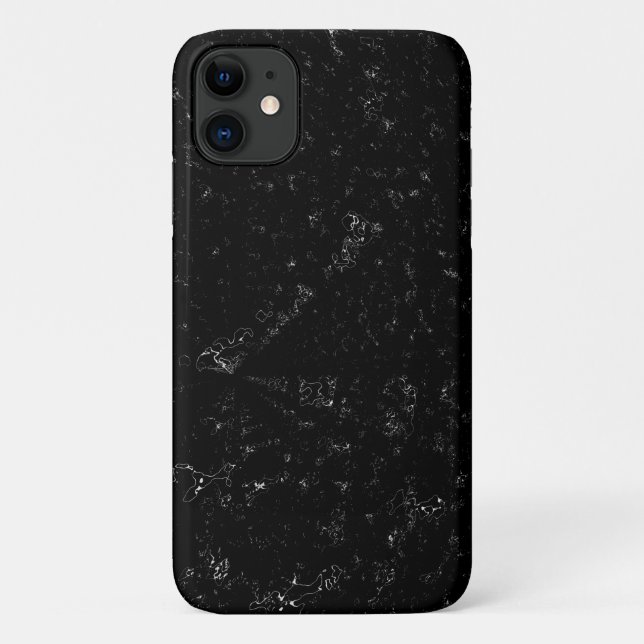 Elegant Black  Marble  Case-Mate iPhone Case (Back)