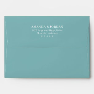 Elegant Black Minimalist Typographic Envelope