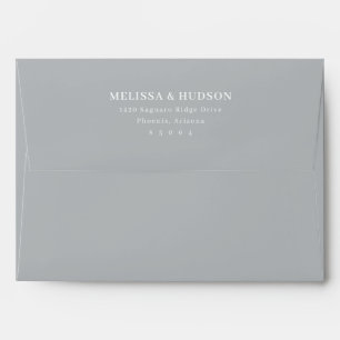 Elegant Black Minimalist Typographic Envelope