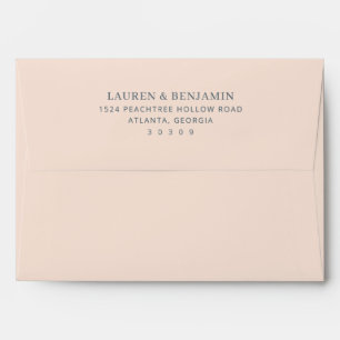 Elegant Black Minimalist Typographic Envelope