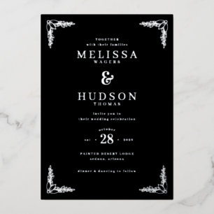 Elegant Black Ornate Flourishes