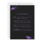 Elegant Black Purple Glass Floral All Events