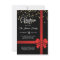 Elegant Black Red Bow Christmas Holiday Party