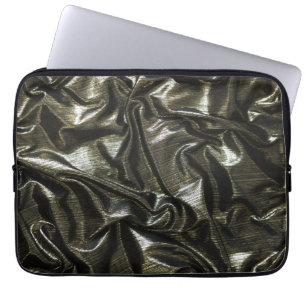 Elegant Black satin look 13" laptop sleeve