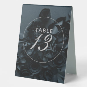 Elegant Black table numbers
