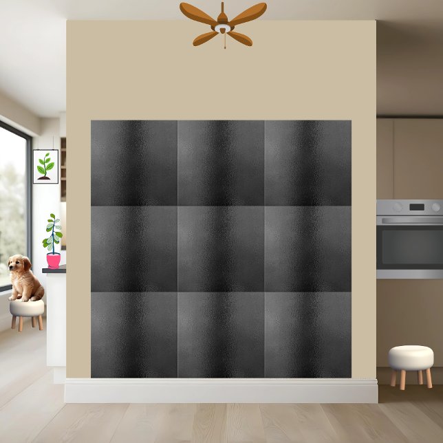 Elegant Black Textured Modern Matte Glossy Ceramic Tile (Creator Uploaded)
