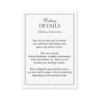 Elegant Black White Classic Script Details