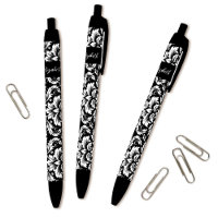 Elegant Black White Damask
