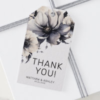 Elegant Black White Floral Wedding