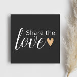 Elegant Black White Gold Heart Beauty Salon Referral Card<br><div class="desc">Elegant fully customizble black and white referral card with FAUX gold heart icon,  for beauty related professionals.</div>