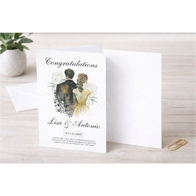 Elegant Black & White Minimalist Wedding Invitation (Creator Uploaded)