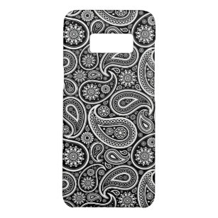 Elegant Black & White Paisley Pattern Case-Mate Samsung Galaxy S8 Case