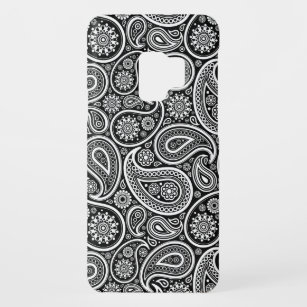 Elegant Black & White Paisley Pattern Case-Mate Samsung Galaxy S9 Case