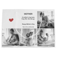 Elegant Black & White Photo Collage Mother's Day -