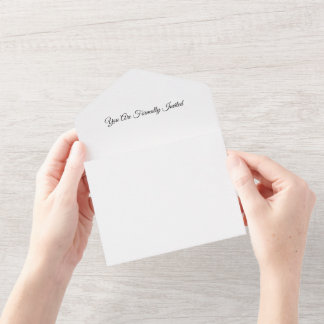 Elegant Black & White Upscale Wedding RSVP Invite