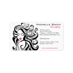 Elegant Black White Wavy Hairstyle Hair Extensions Label