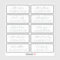 Elegant Black White Wedding Guest Address Labels