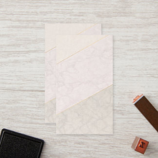 Elegant Blank Loyalty Card – Ivory & Gold