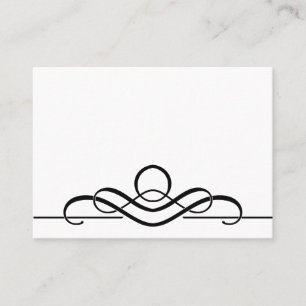 Elegant Blank Table Number Place Cards