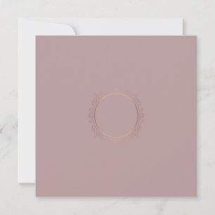 Elegant Blank Template Add Your Monogram