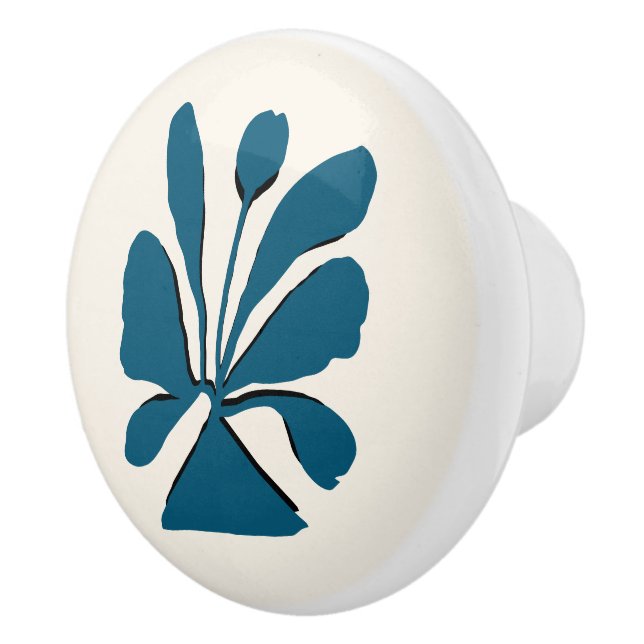 Elegant Bloom Ceramic Pull (Right)