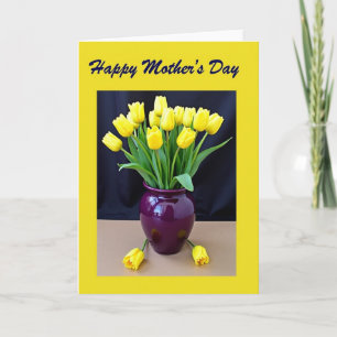 Elegant Blooms Mothers Day Card