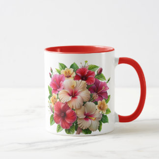 Elegant Blossoms Flowers Design Cup