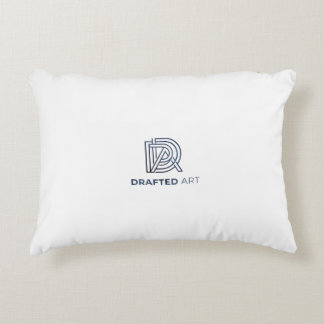 Elegant Blue and Gold Fluid Marble Art Body Pillo Decorative Cushion
