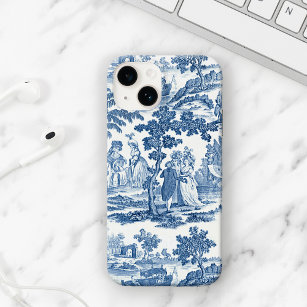 Elegant Blue and White Vintage French Toile iPhone 12 Case