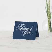 Elegant Blue Background White Lettering Blank