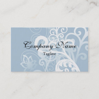 Elegant Blue Classic Design Business Cards
