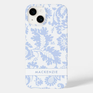 Elegant Blue Floral Botanical Case-Mate iPhone 14 Case