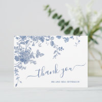 Elegant Blue Flowers French Garden Wedding Floral