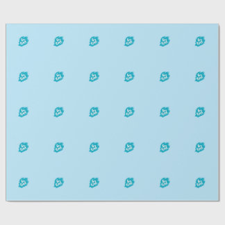 Elegant Blue Gift Wrap Custom Wrapping Paper