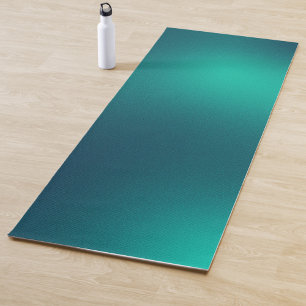Elegant blue gradient colour yoga mat
