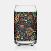 Elegant Blue "Heritage-Inspired Patterns" Drinkwar