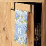 Elegant Blue Hydragea Flowers Pattern Monogram Tea Towel<br><div class="desc">Add a touch of elegance to your kitchen with the Elegant Blue Hydrangea Flowers Pattern Monogram Kitchen Towel. Featuring a timeless blue hydrangea floral design, this towel brings both beauty and functionality to your space. Perfect for drying dishes, wiping countertops, or adding a decorative accent, it blends sophistication with everyday...</div>