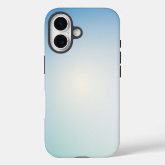 Elegant Blue leather iPhone 16 Case