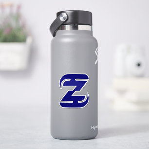 Elegant blue Letter Z Monogram