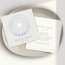 Elegant Blue Lotus Flower Mandala