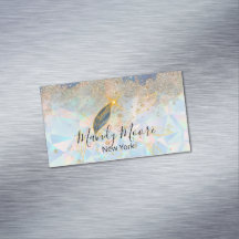 Elegant Blue & Luxurious Gold Watercolor Floral