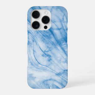 Elegant Blue Marble iPhone 16 Pro Case