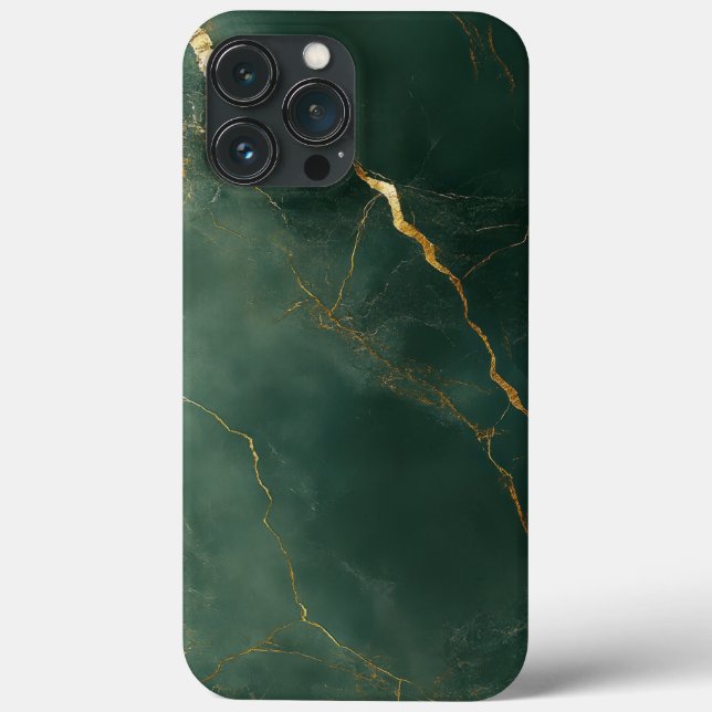 Elegant blue marble stone iPhone / iPad case (Back)