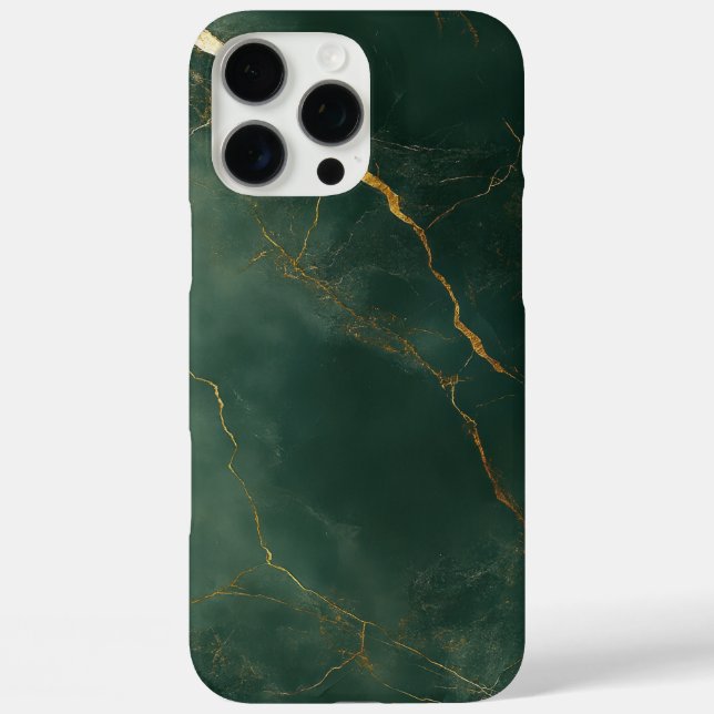 Elegant blue marble stone iPhone / iPad case (Back)