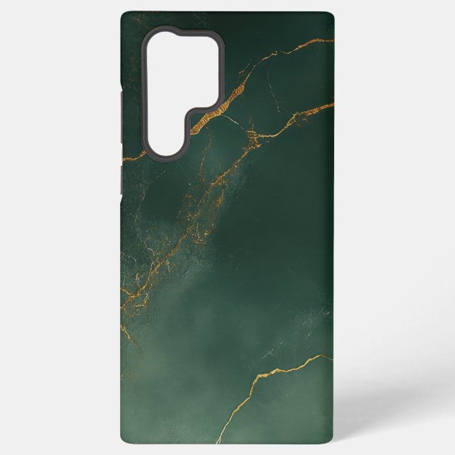 Elegant blue marble stone Phone Case (Back)