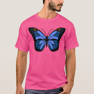 Elegant Blue monarch Butterfly design Amazing Colo T-Shirt